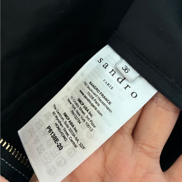 Sandro High Waisted Barrel Pants - Picture 5 of 6